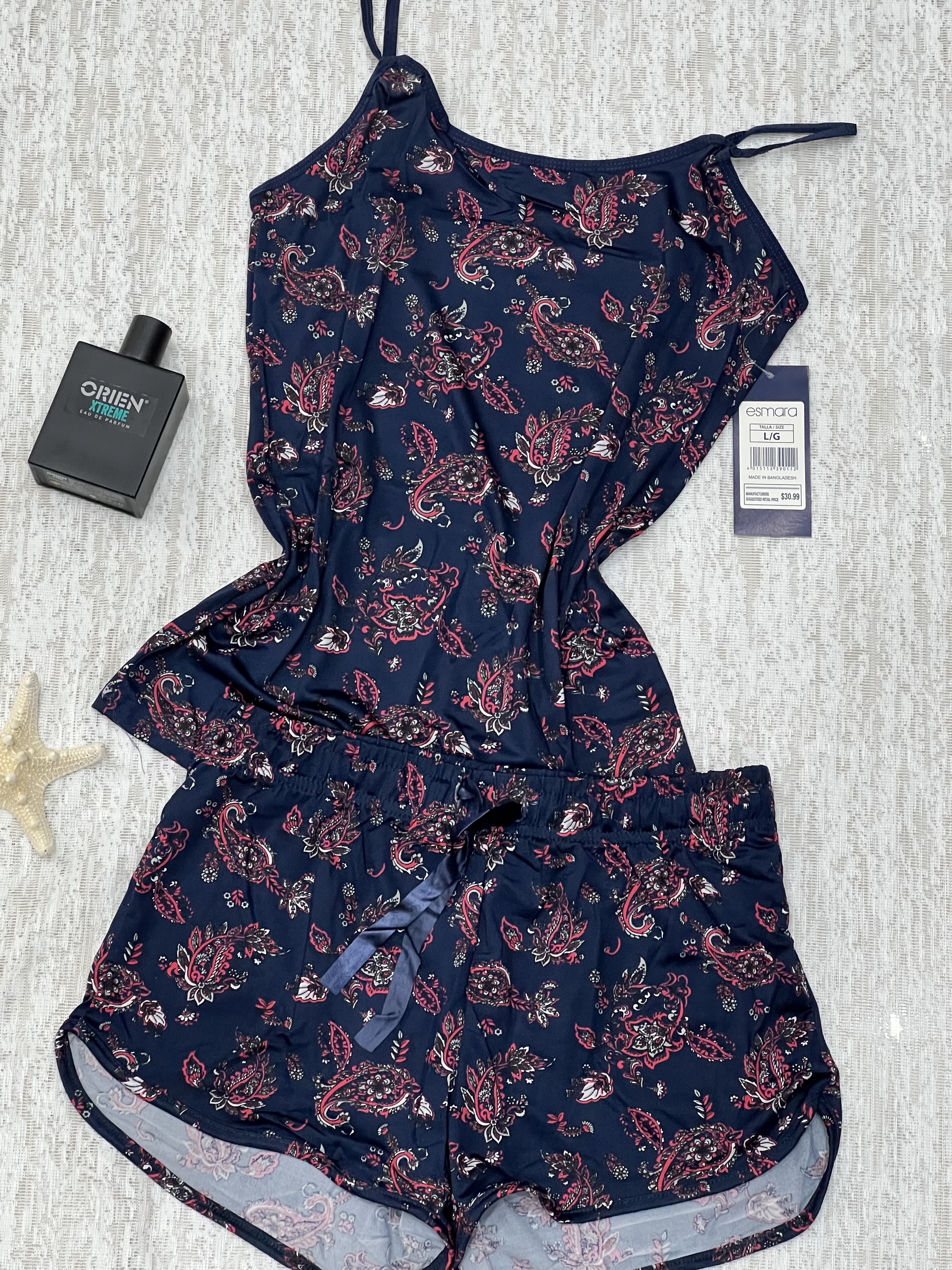 تاپ و شورتک اسمارا سورمه ای